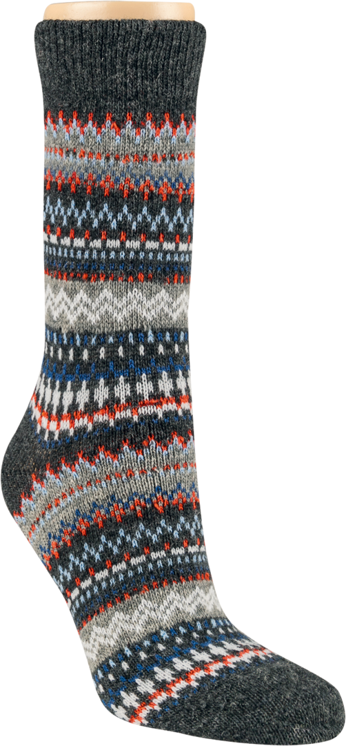 RS Harmony Socken GRAU Wolle Kaschmir Norweger Design  2 Paar