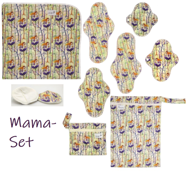 Nachhaltiges Mama-Gesenk-Set rund um Schwangerschaft, Baby, Stillzeit und Wochenbett
